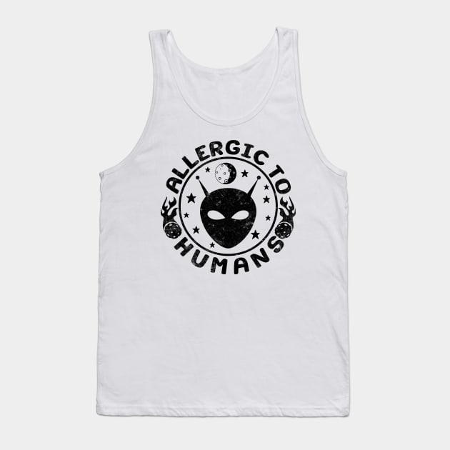 Allergic to Humans Tank Top by Mesyo